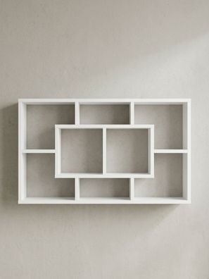 Wandregal RUR MDF melaminbeschichtet modern 85x48x16 cm