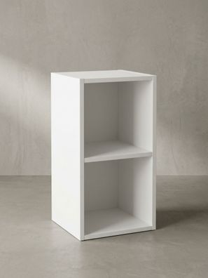 Standregal Cervino Melaminharz 2 Regalfächer kompakt 30x30x60 cm