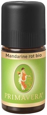 6x Primavera Mandarine rot bio Ätherisches Öl 5ml