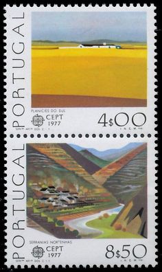 Portugal 1977 Nr 1360x + 1361x postfrisch SENKR PAAR X55D222