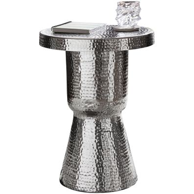 Beistelltisch ENNS Aluminium Hammerschlag orientalisch gold 43x43x59 cm