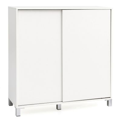 Schuhschrank FULDA für 20 Paar Schiebetüren Melaminharz 100x38x108 cm
