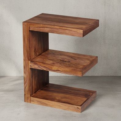 Beistelltisch NAKO Massivholz E-Konstruktion handgefertigt 45x30x60 cm