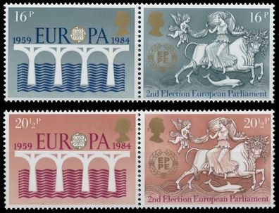 Grossbritannien 1984 Nr 988-991 postfrisch WAAGR PAAR S1E998E