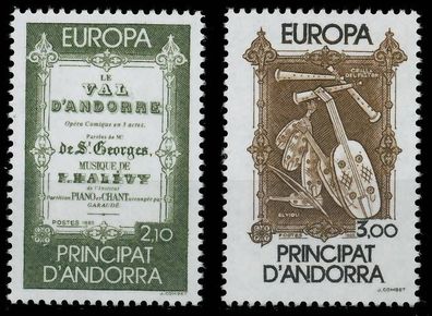 Andorra (FRANZ. POST) 1985 Nr 360-361 postfrisch S1F0BC2
