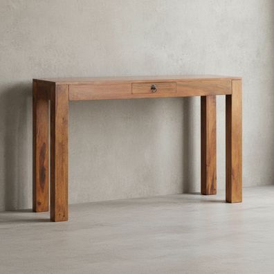 Konsolentisch NAKO Massivholz Schublade Landhausstil 120x40x70 cm