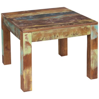 Couchtisch EWA recyceltes Mango-Massivholz Shabby-Chic 60-110 cm breit