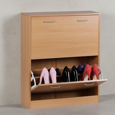 Schuhkipper Viktoria für bis zu 20 Paar Schuhe, 4 Fächer 75x24x87 cm