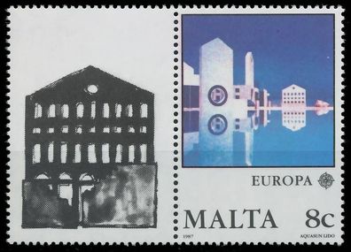 MALTA 1987 Nr 766Zf1L postfrisch WAAGR PAAR X5C663A