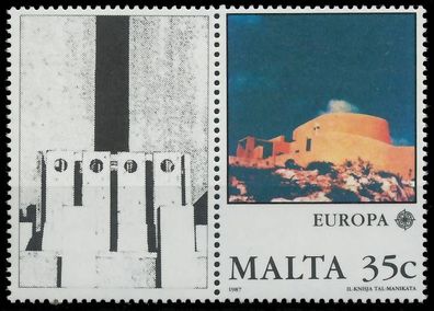 MALTA 1987 Nr 767Zf2L postfrisch WAAGR PAAR X5C6646