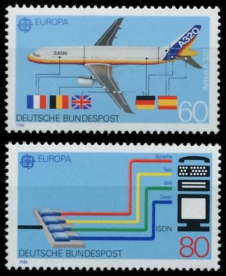 BRD BUND 1988 Nr 1367-1368 postfrisch S1F92BE