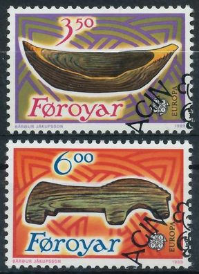 FÄRÖER 1989 Nr 184-185 gestempelt X5CED86