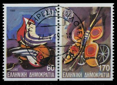 Griechenland 1989 Nr 1721C-1722C zentrisch gestempelt WAAGR X5CF172
