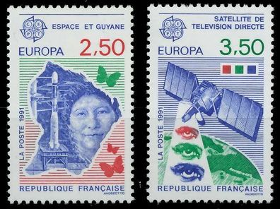 Frankreich 1991 Nr 2834-2835 postfrisch S20131A