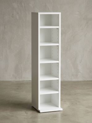 CD-Regal - Holz, 6 Fächer, modern