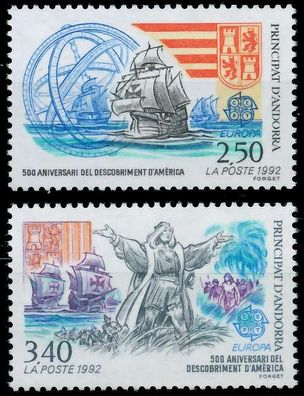 Andorra (FRANZ. POST) 1992 Nr 437-438 postfrisch S206FA6