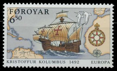 FÄRÖER 1992 Nr 232 postfrisch X5D8E4E