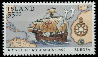 ISLAND 1992 Nr 763 postfrisch S20734A