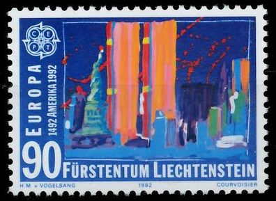 Liechtenstein 1992 Nr 1034 postfrisch S20740E
