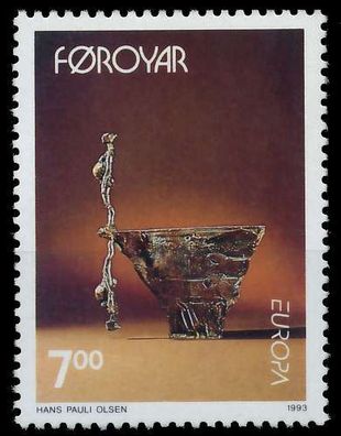 FÄRÖER 1993 Nr 249 postfrisch S20A99E