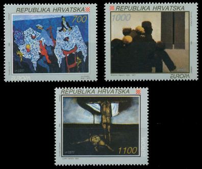 Kroatien 1993 Nr 240-242 postfrisch S20AC2E
