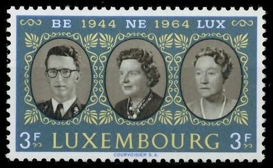 Luxemburg 1964 Nr 700 postfrisch S20E1BE