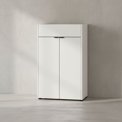 Kommode AVIS Navarra-Eiche kratzfest mit Soft-Close, Schubladen und Tür, 60x98x34 cm
