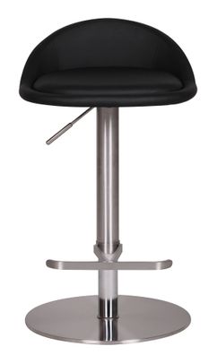 Barhocker DONAU Edelstahl 360° drehbar höhenverstellbar 54-79 cm bis 110 kg
