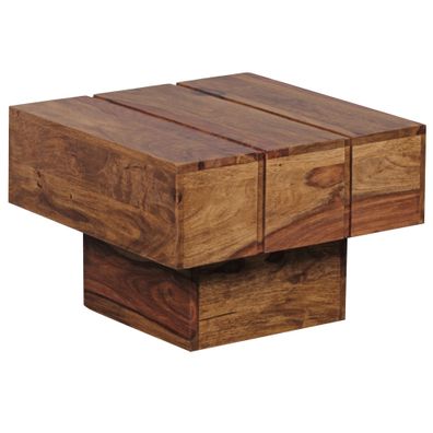Beistelltisch SAAR Massivholz Landhausstil Würfelform Ecke 44x44x30 cm