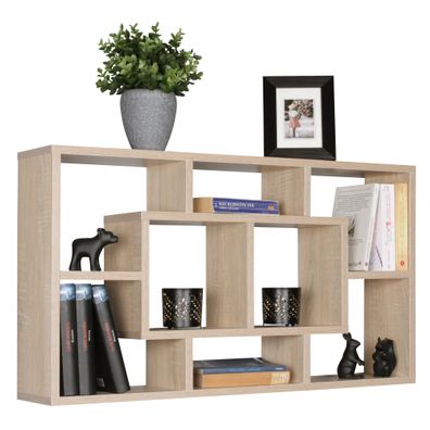 Wandregal RUR MDF freischwebend mit offenen Fächern 85x48x16 cm