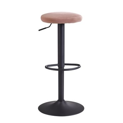 Barhocker Samt höhenverstellbar 360° drehbar ohne Lehne bis 100 kg