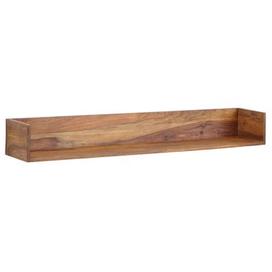 Wandregal Massivholz Modern Stil 120x15x20cm Groß Schwebend