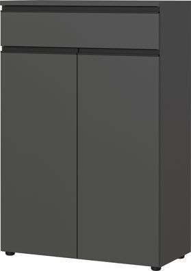 Aktenschrank Stuttgart mit Schublade und Ordnerfächern, Soft-Close, 81x120x40 cm