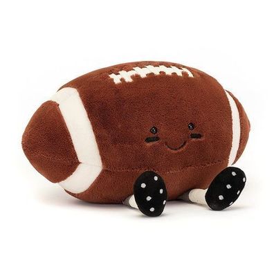 Jellycat Original Rugbyball 25cm Kuscheltier Spielzeug Plüschtier weich Geschenk