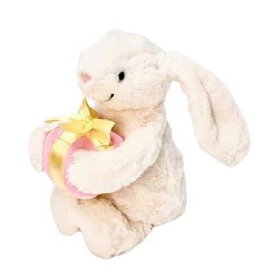 Original JellyCat Hase Bashful Weiß Bunny Geschenk Plüschtier Kuscheltier Stofftier