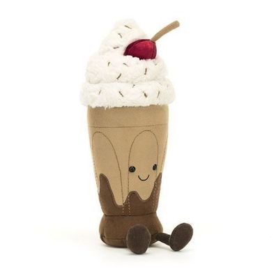 Original Jellycat Amuseables Marin Chocolate Milkshake Kuscheltier Plüsch 27 cm