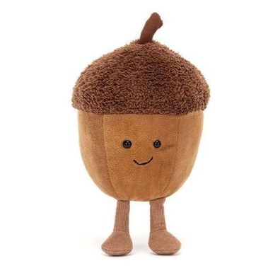 Original Jellycat Amuseable Acorn Eichel Braun Kuscheltier Plüschtier Stofftier 12cm
