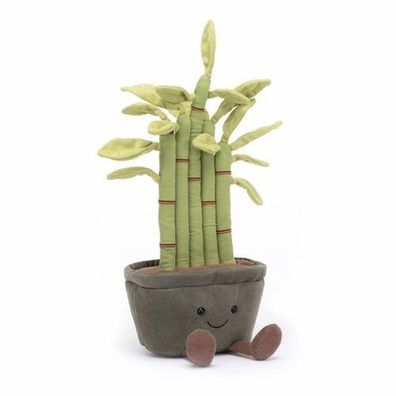 Original Jellycat Amuseable Potted Bamboo Bambus Pflanze Kuscheltier Plüschtier 30cm