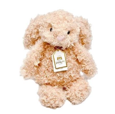 Original JellyCat Bashful Luxe Bunny Curly Plüschtier Spielzeug Kuscheltier 22cm