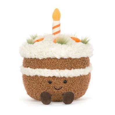 Jellycat Karottenkuchen Plüschtier 16cm Stofftier Kuscheltier Deko Geschenk