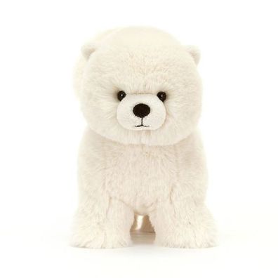 Jellycat Daphne Pomeranian Hunde Plüschtier 25cm Kuscheltier Stofftier Weiß