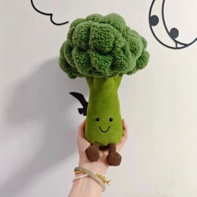 Jellycat Amuseables Brokkoli-Plüschtier. Neu mit Etikett. Exklusiv Original produkt