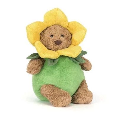 Original Jellycat Bartholomäus Bär mit Narzisse Outfit Neu mit Etikett + Staubbeutel