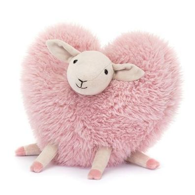 Jellycat Herz Plüschtier 21cm Kuscheltier Stofftier Liebe Geschenk Dekoration