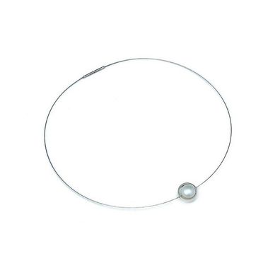 Luna-Pearls - N-9566-P1 - Edles Zuchtperlen Collier