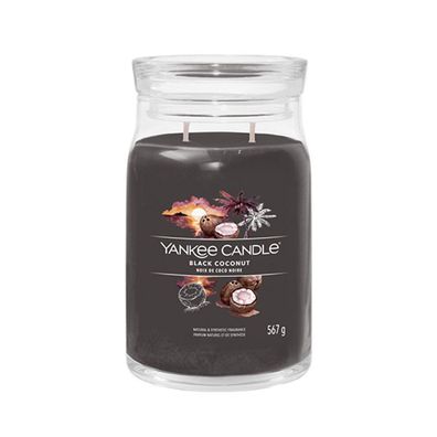 Aromatic candle Signature large glass Black Coconut 567 g