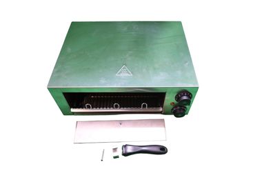 VEVOR Elektrischer Pizzaofen Edelstahl 1-Lager 306 mm 1500 W Pizzamaker