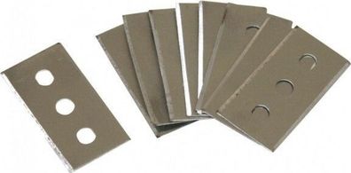 10 x Reinigungsschaber Ersatzklingen 43 x 22 mm