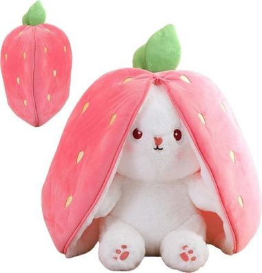Hase Kuscheltier Plüschtiere Erdbeer Osterhase Plüsch Kuscheltier Versteckspiel Hasen