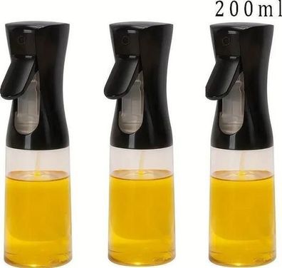 3x Ölsprüher für Speiseöl Öl Sprühflasche Ölzerstäuber Oil Sprayer Ölspender Spray